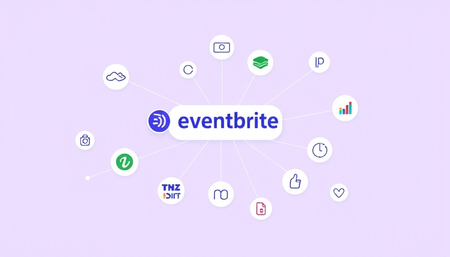 Eventbrite automation concept with connected app logos.