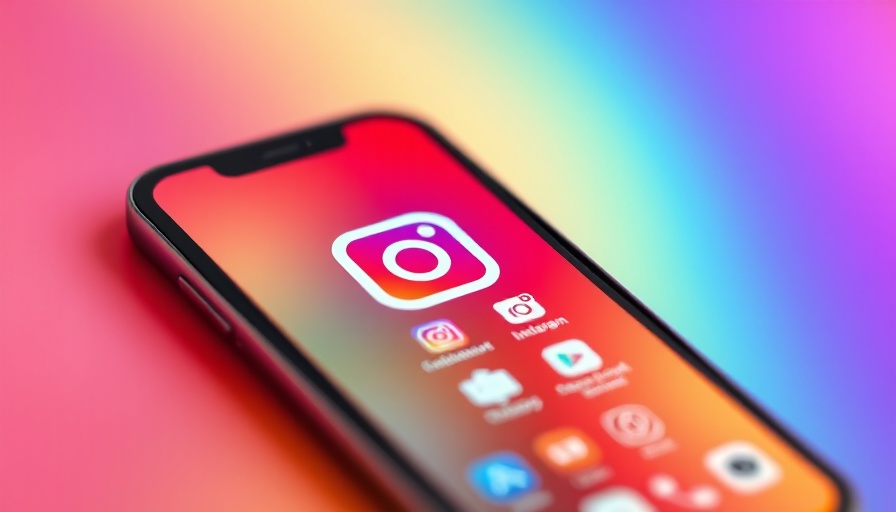 Colorful smartphone display with Instagram DM feature, showcasing how to DM on Instagram.