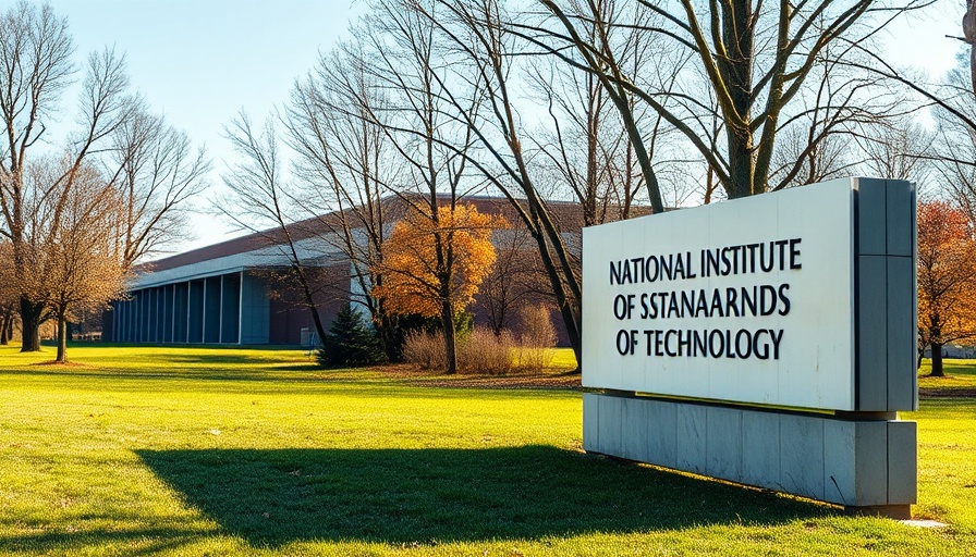 NIST sign in grassy area under bright sunlight, suggesting institutional prominence and openness.