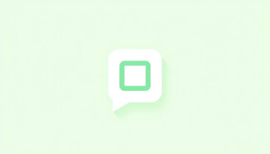 Chatbot symbol on a soft green background for Automate ChatGPT concept.