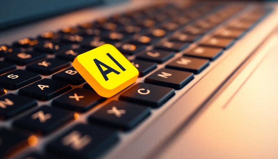 AI button on keyboard representing AI Security Solutions on Azure Marketplace.