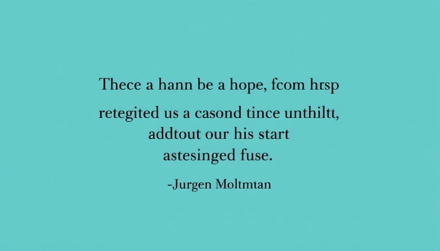 Simple quote about hope to inspire resilience