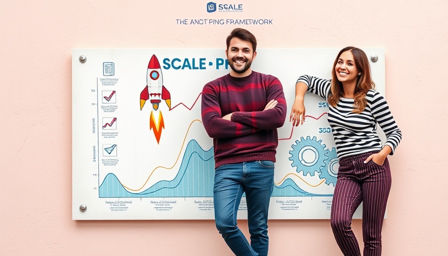 SCALE PPC framework concept with rocket and gears illustration.