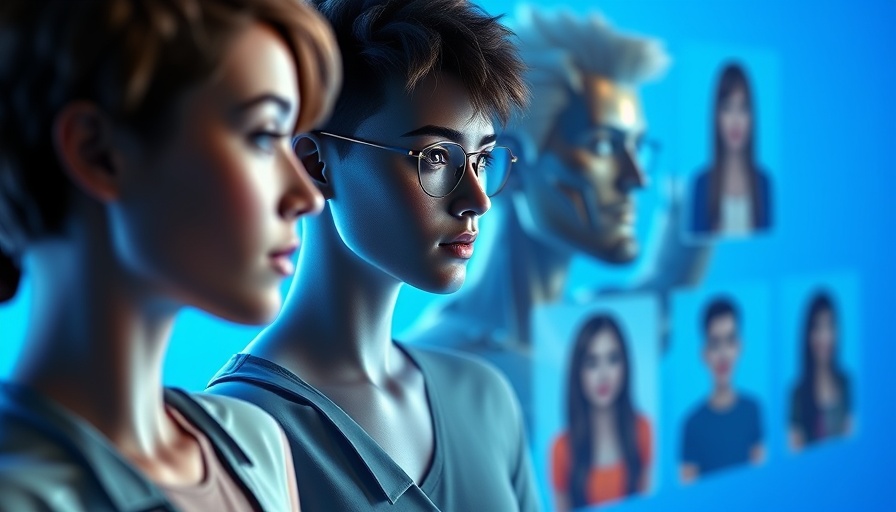 Multiple Meta avatars on mobile interface showing avatar selection.