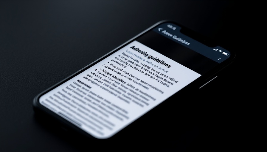 X advertising with AI targeting guidelines on smartphone interface