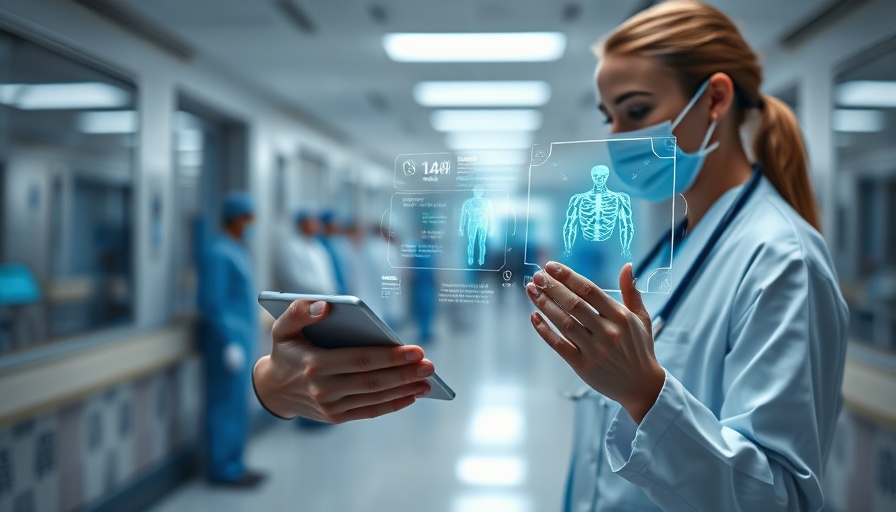 AI-Based Drug Discovery Award: Doctor uses tablet with medical interface.