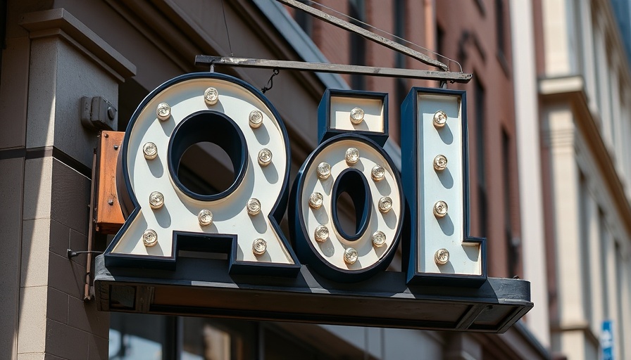 AOL logo sign on building, symbolizing dial-up shutdown.