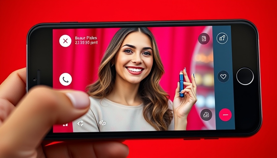 Smartphone app showing beauty YouTube Shorts with app interface.