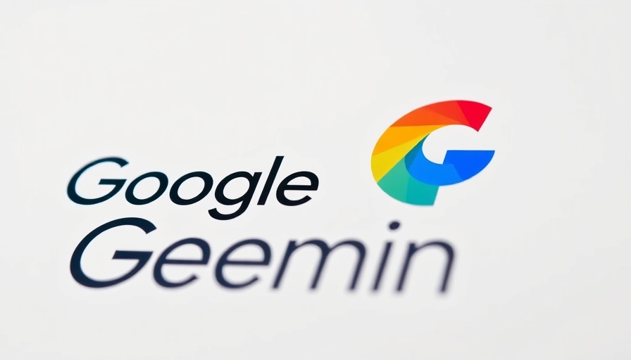 Google Gemini logo close-up with rainbow gradient icon.