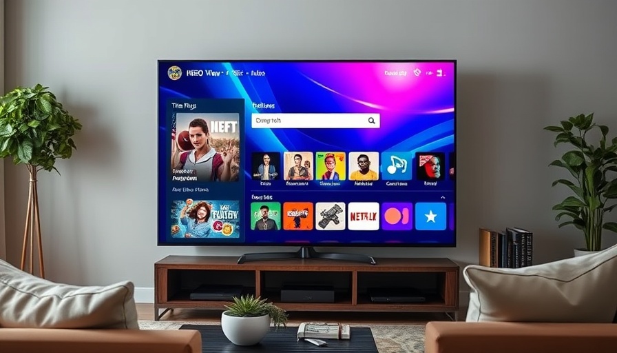 Google's Gemini AI on TV interface displaying streaming apps.