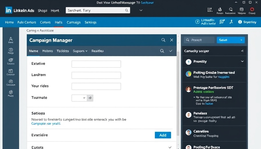 LinkedIn Ad Automation for SMBs interface screenshot showing ad setup.