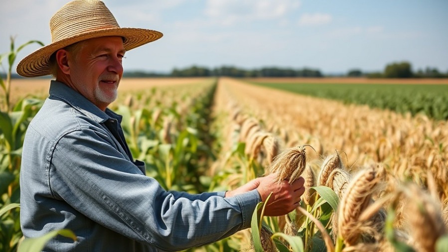 Iowa farmer facing soybean market challenges amid Trump trade policy effects.