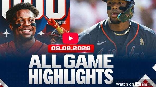 Vibrant poster celebrating Ronald Acuña Jr.'s 1,000th career hit.