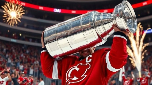 P.K. Subban reacts passionately to the Hurricanes winning the Stanley Cup.