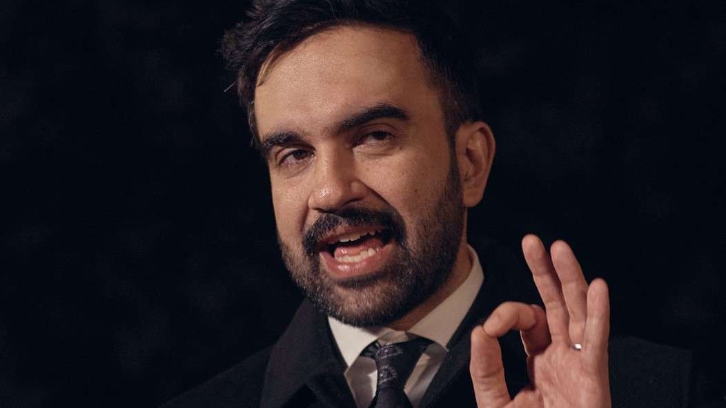 Zohran Mamdani NYC Mayor ceremony in subway, group setting