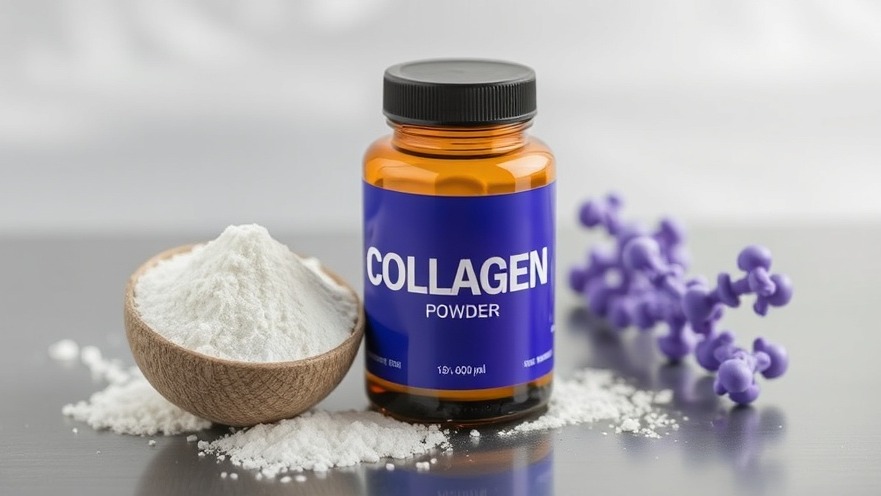 Collagen powder for mental wellness for seniors and cognitive health.