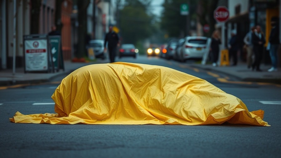 Dallas crime reports: body under yellow tarp in street