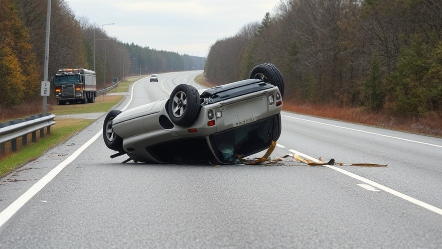 Single-car rollover crash on highway featured in Austin Police Department news.
