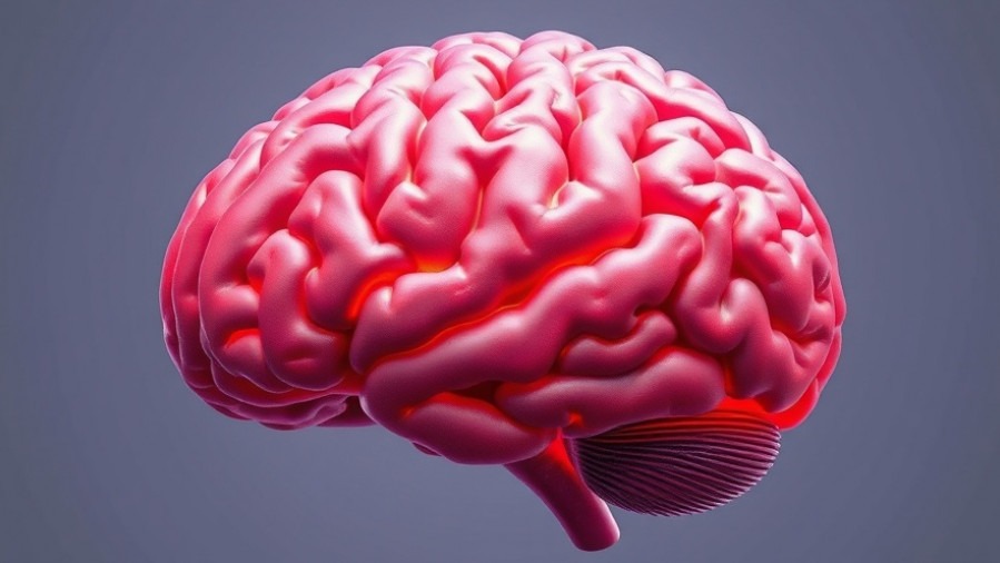 Human brain illustration highlighting dementia prevention initiatives in Texas.