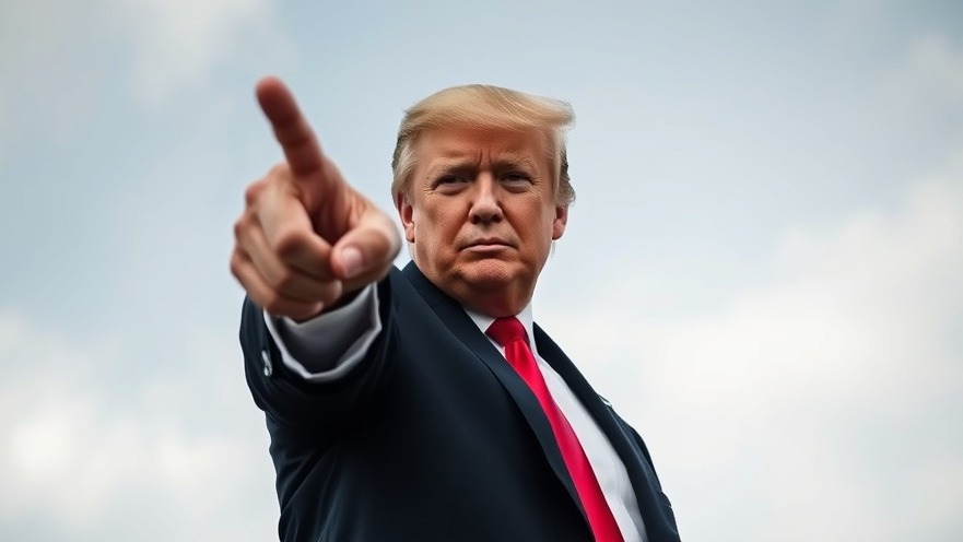 Serious Trump pointing at camera, reflecting US-Iran relations and national security concerns.