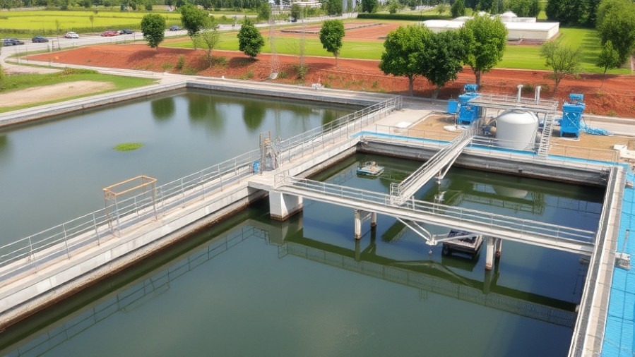 Water treatment plant showcasing innovative solutions for Dallas water management.