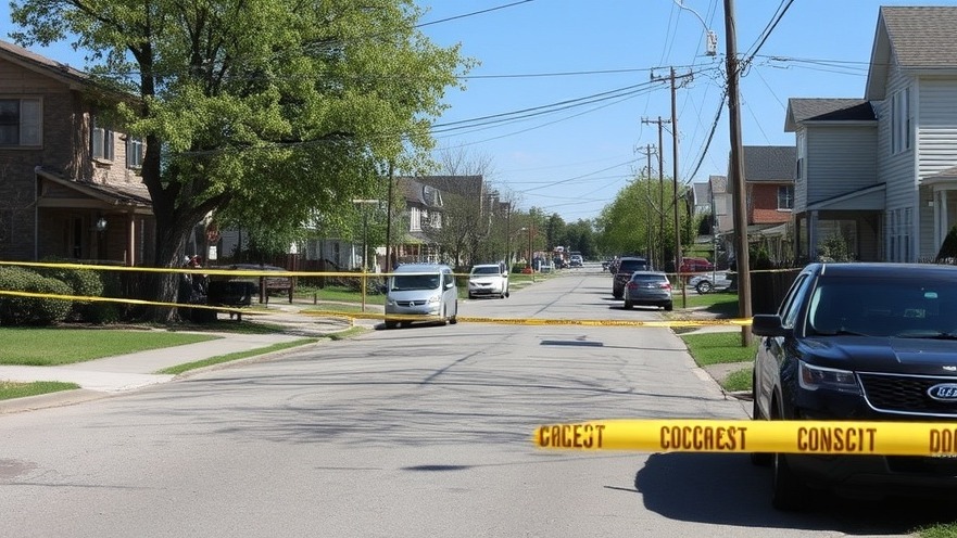 Neighborhood crime scene highlighting community safety in Austin crime reports.