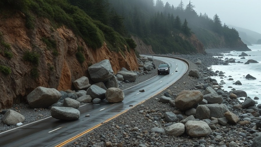 California storms cause mudslide prevention concerns on Pacific Coast Highway