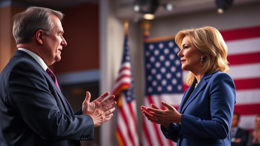 Political discussion on immigration policies at New Jersey governor race event.