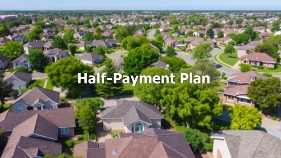 Aerial view of a suburban neighborhood highlighting Bexar County property tax payment options.