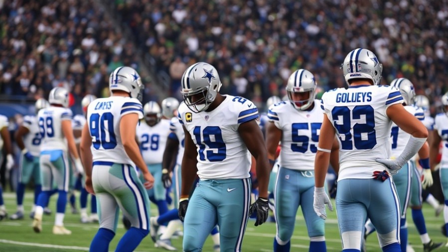 Dallas Cowboys players leaving the field, reflecting on NFL analysis and injuries' impact.