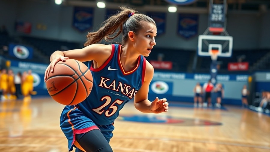 Focused Kansas State player dribbling during NCAA basketball season vs Creighton.
