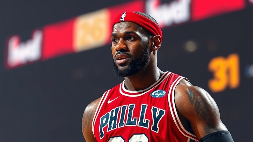 LeBron in a 'PHILLY' jersey showcasing NBA favorites in the Texas SEC ranking.