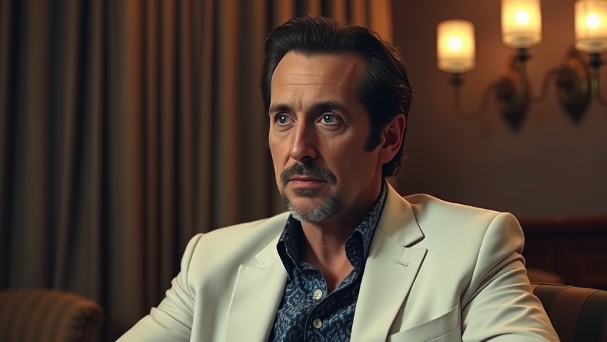 Nicolas Cage reflecting on family priorities and Hollywood career choices in a warm, photorealistic setting.