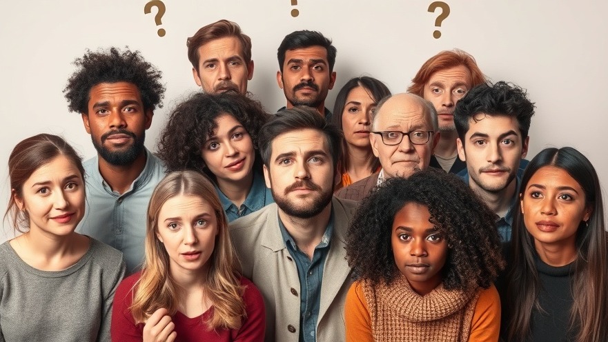 Diverse people looking confused about the Iran conflict and its implications.