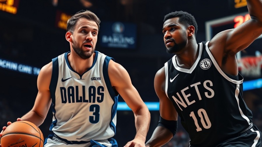 Dynamic NBA season highlights with Dallas Mavericks and Brooklyn Nets players.