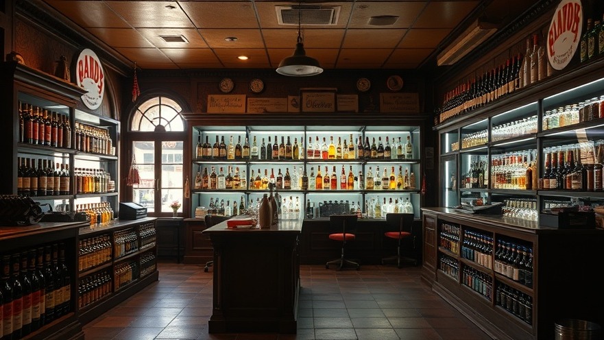 Inside Twin Liquors store showcasing community safety efforts against retail theft in Austin.