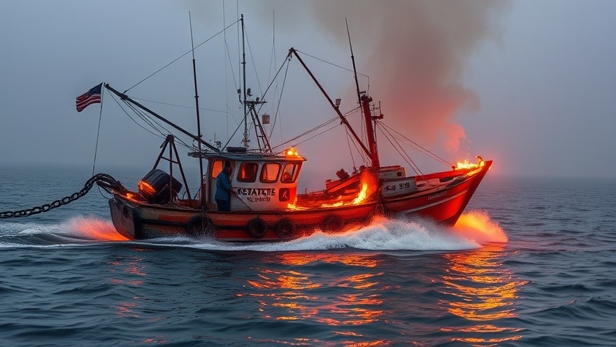 Fishing boat on fire highlights maritime safety issues amid Cuba US relations.