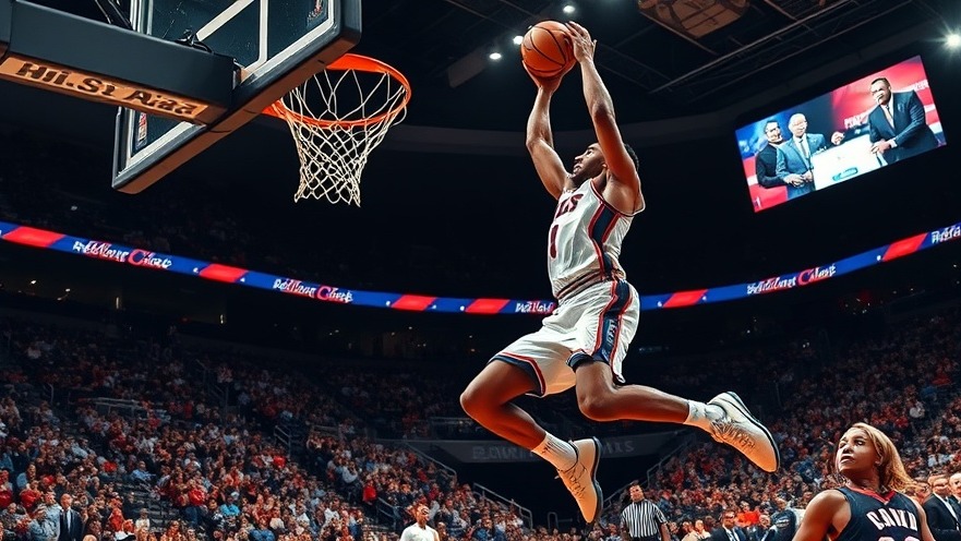 Dallas Mavericks news: Intense dunk action in a crowded stadium, vibrant colors