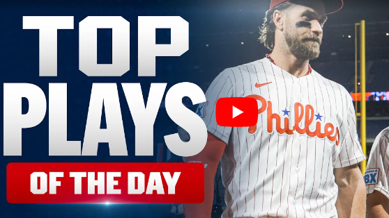 Historic MLB Performances: Phillies players' top plays in cinematic setting.