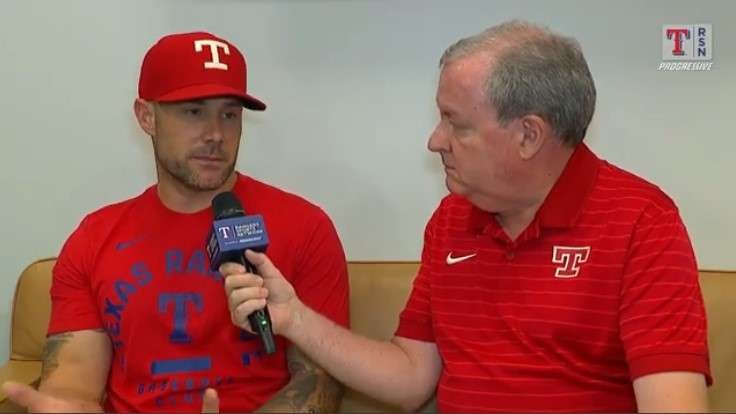 Cal Quantrill Performance interview with Texas Rangers personnel.