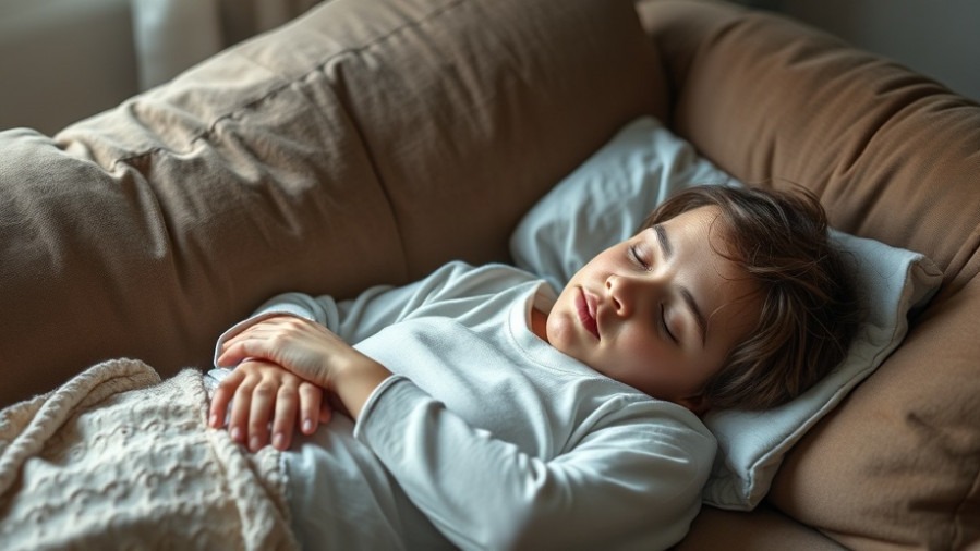 Sick person on couch illustrates flu symptoms comparison from CDC flu report.