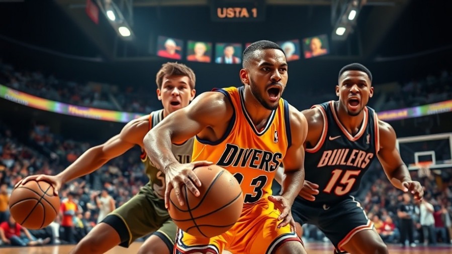 Intense NBA matchups with players in action, showcasing Top Plays and passion.