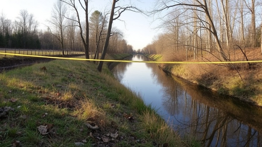 Crime scene near Dry Creek canal bank highlighting violence prevention efforts.