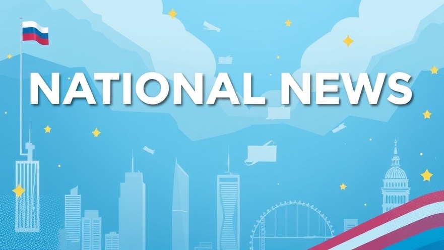 National news banner highlighting political news USA and current events in America