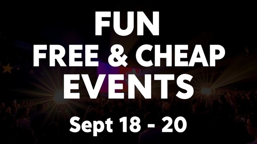 Explore fun, free events in Houston for Sept 18-20 weekend activities.