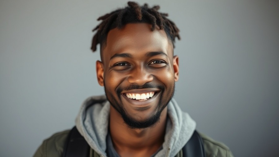 Tyon Grant-Foster smiling, showcasing Gonzaga Bulldogs news on NCAA regulations.