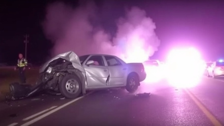 Massive car wreck on HWY 90 highlighted in Houston news today.