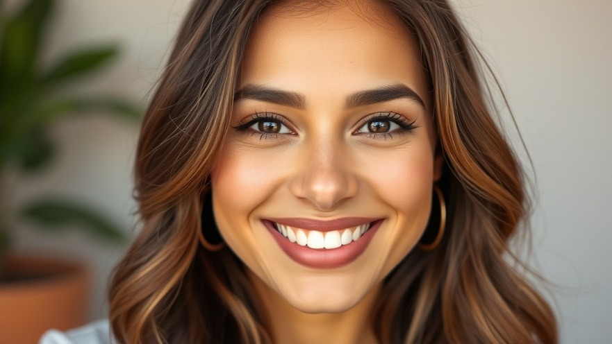 Happy young Hispanic woman smiling, promoting missing person investigation awareness.