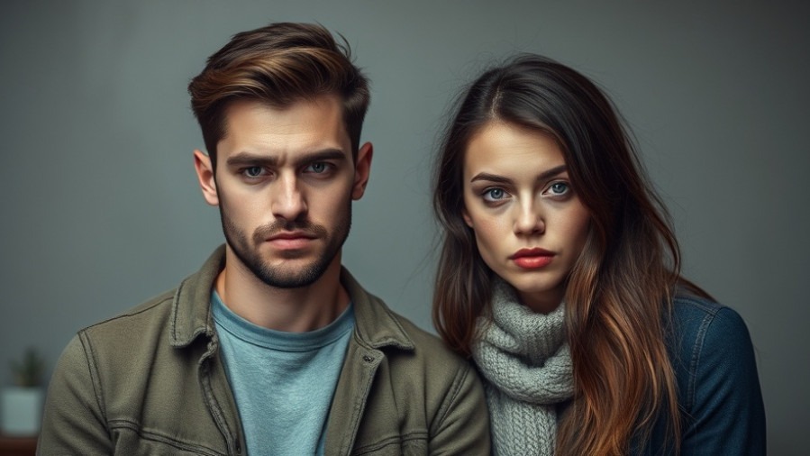 Stressed couple exploring stress relief strategies for holistic wellness.