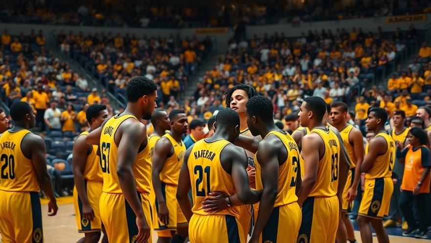 NBA playoffs scene with Indiana Pacers players aiding an injured teammate, showcasing sports injury updates.